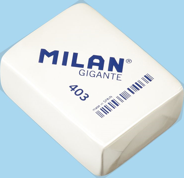 MILAN CMM403 SENTETİK SİLGİ (DEV) - 3ADET - Image 1