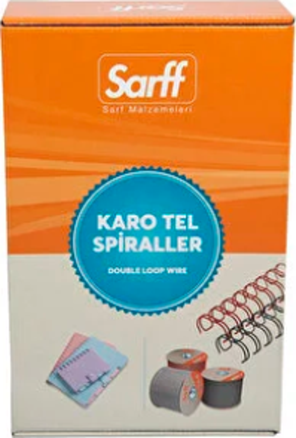 SARFF 9/16 GÜMÜŞ KAROTEL KUTU - 50ADET - Image 1
