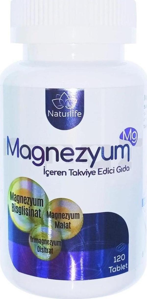 Naturlife Magnezyum 120 Tablet 8682214038110 - Image 1