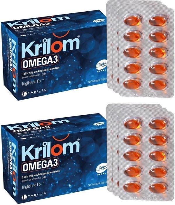 Krilom Omega-3 50 Yumuşak Kapsül - 2 Adet - Image 1