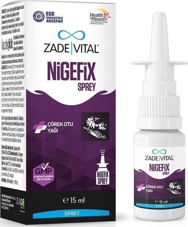 Zade Vital Nigefix Nazal Sprey 15 ml 8690712028069 - Image 1