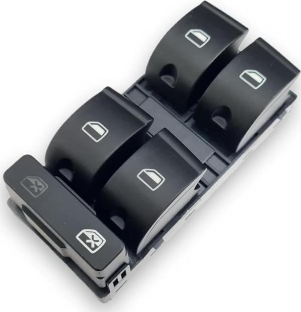 Audi A4 2005-2008 Sol Ön Kapı Cam Açma Düğmesi Takımı 8E0959851B - Image 1