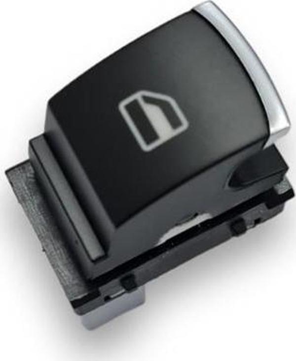 Seat Toledo 2005-2009 Sağ Ön Kapı Cam Açma Düğmesi Krom 5K0959855 - Image 1