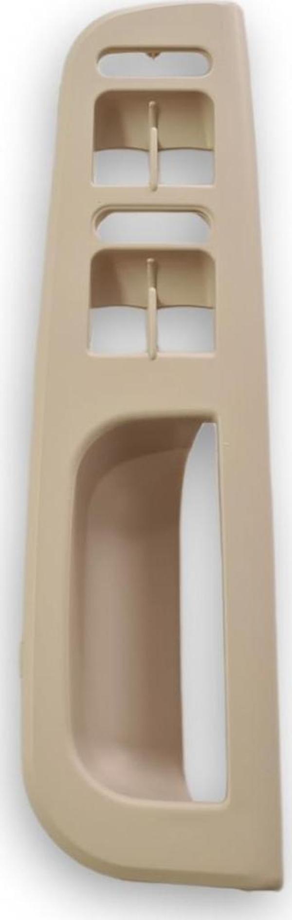 VW Bora 1999-2005 Sol Ön Kapı Cam Düğme Yuvası Dörtlü Bej 3B1867171E - Image 1