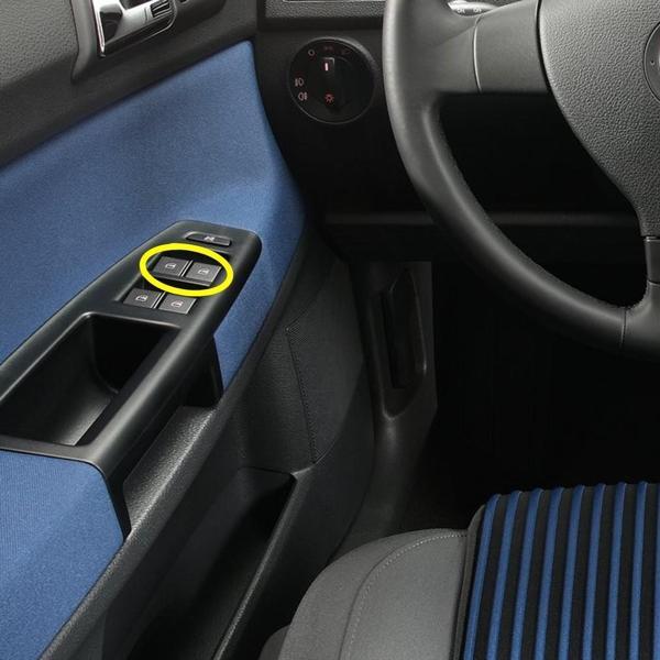 VW Polo 2005-2009 Sol Ön Kapı Camları Açma Düğmesi Çiftli 6Q0959858 - Image 1