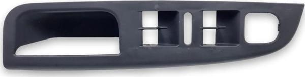 VW Golf 5 2004-2008 Sol Ön Kapı Cam Düğme Çerçevesi Siyah 1K4868049C - Image 1