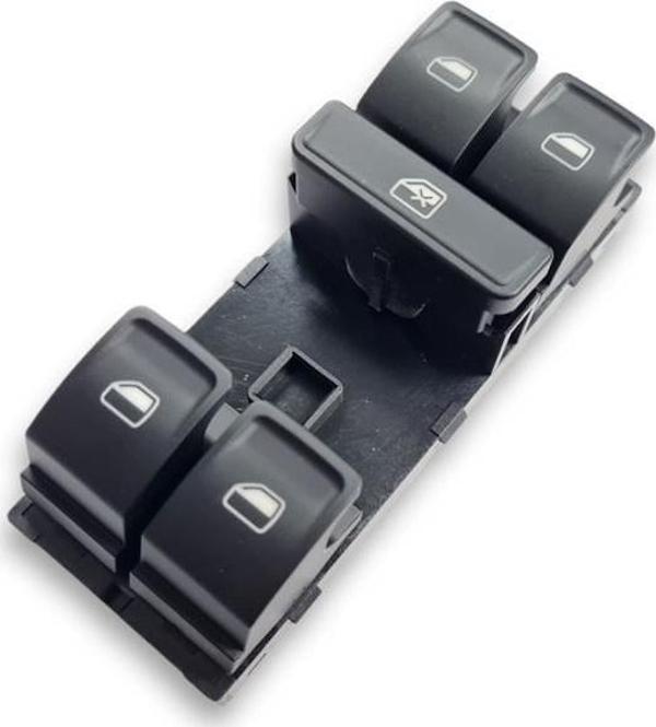 VW Polo 2015-2017 Sol Ön Kapı Dörtlü Cam Düğmesi 6C0959857 - Image 1