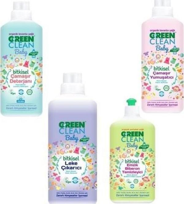 Green Clean Baby Biberon Temizleyici, Çamaşır Deterjanı, Çamaşır Yumuşatıcısı Ve Leke Çıkarıcı - Image 1