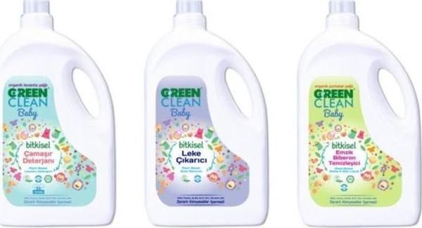 Green Clean Baby Bitkisel Çamaşır Deterjanı 2750ml Leke Çıkarıcı Emzik Biberon Temizleyici 2750ml - Image 1