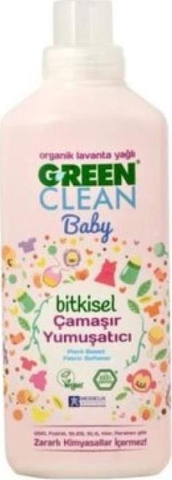 Green Clean Baby Bitkisel Çamaşır Yumuşatıcı 1000 ml - Image 1