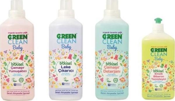 Green Clean Baby Çamaşır Yumuşatıcı, Deterjanı, Leke Çıkarıcı Ve Biberon Temizleyici - Image 1