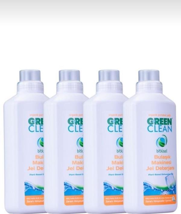 Green Clean Bulaşık Jel Deterjan 1000 ml x4 - Image 1