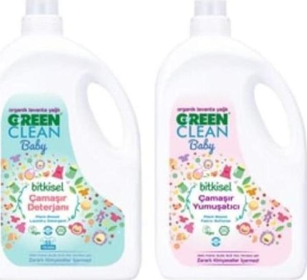 Green Clean Çamaşır Deterjanı 2,75 Lt Baby Çamaşır Yumuşatıcı 2,75 Lt 525210 - Image 1