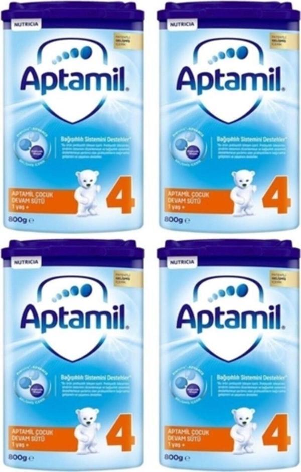 Aptamil Çocuk 4 Devam Sütü 800 Grx4 Adet - Image 1