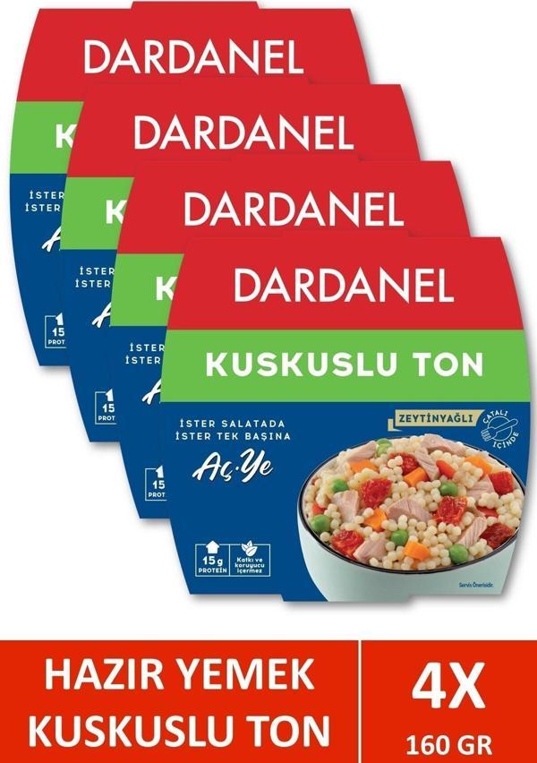 Dardanel Aç Ye Kuskuslu Ton Balığı 160 Gr X 4 Adet - Image 1