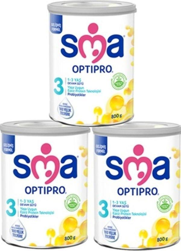 Sma 3 Optipro Probiyotik Devam Sütü 800 Gr X 3 Adet - Image 1