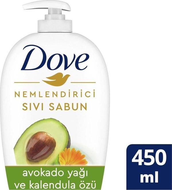 Dove Nemlendirici Sıvı Sabun Avokado Yağı Ve Kalendula Özü 450 Ml - Image 1