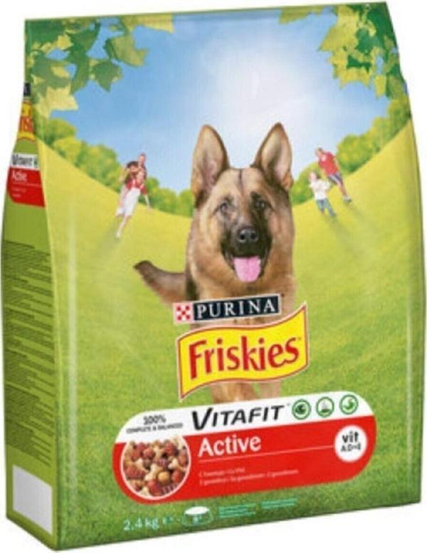Friskies Etli Köpek Maması (Aktif Köpekler İçin) 2,4 Kg - Image 1