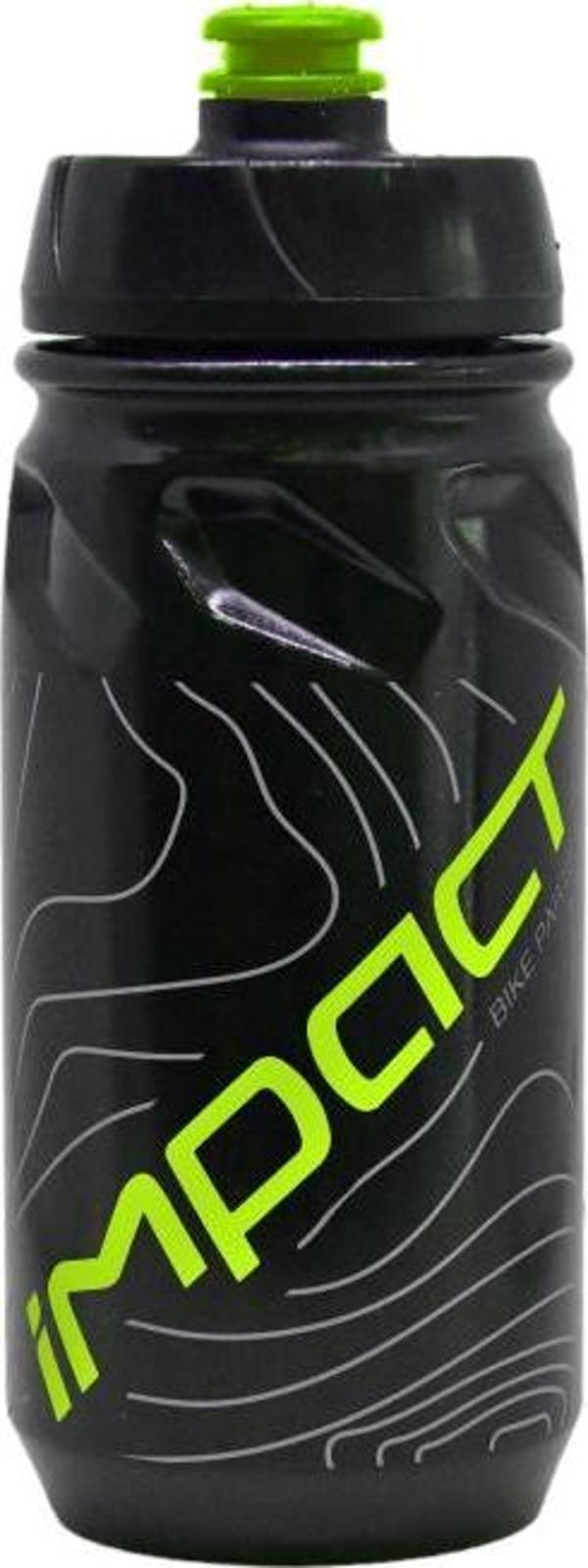 İmpact Vortex 600ml Matara Siyah Yeşil Bisiklet Matarası - Image 1