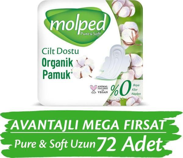 Molped Pure Soft Uzun Avantajlı Mega Fırsat Paketi 36 Lı X 2 Adet - Image 1