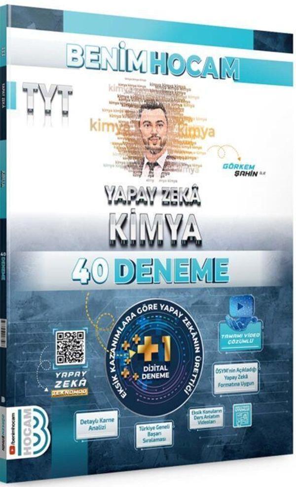 TYT Yapay Zekâ Kimya 40 Deneme Benim Hocam Yayınları - Benim Hocam Yayınları - Image 1