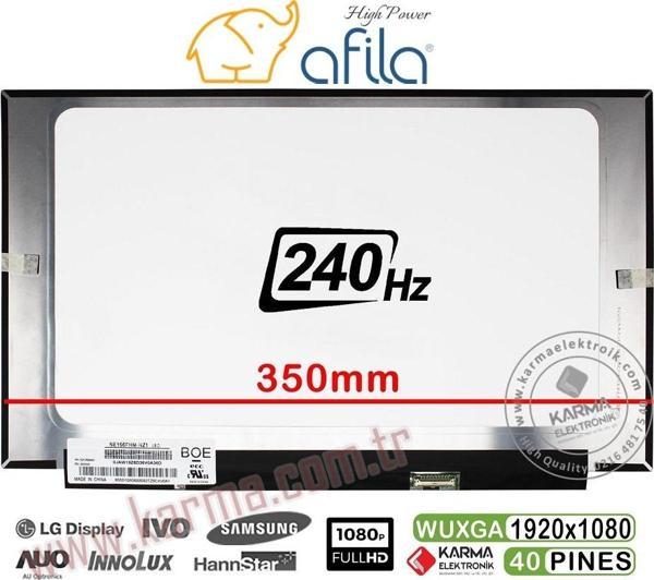15.6" FHD IPS NE156FHM-NZ1 V8.0 uyumlu Notebook LCD Ekran, Panel 1920*1080p / 240Hz 40pin - Image 1