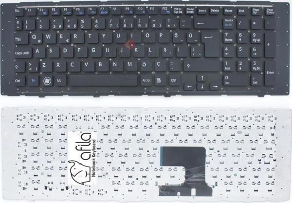 Sony Vaio VPCEJ, VPC-EJ, VPCEJ1, VPCEJ2, PCG-91211, PCG-91311 116646G, AEHK2A00010 Klavye, Siyah TR - Image 1