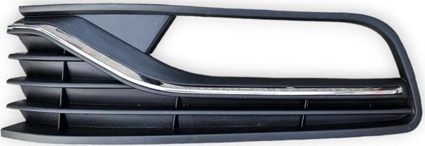 VW Polo 2015-2017 Ön Tampon Sol Sis Çerçevesi Kromlu 6C0854661C - Image 1