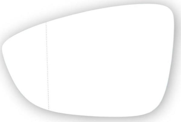 VW Beetle 2012-2019 Sol Yan Dış Dikiz Aynası Camı Isıtmalı 3C8857521 - Image 1