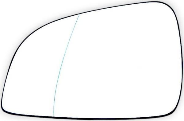 Opel Astra H 2011-2012 Sol Dikiz Ayna Camı Isıtmalı Geniş Tip 1428358 - Image 1