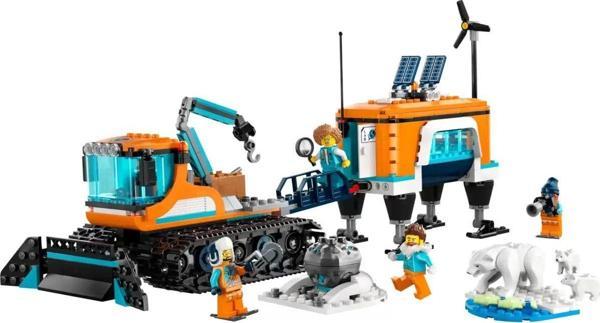 LEGO City 60378 Kutup Keşif Kamyonu ve Mobil Laboratuvarı (489 Parça) - Image 1