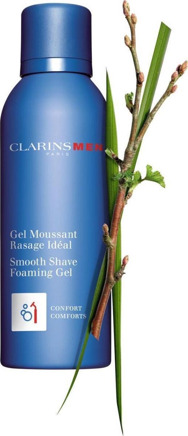 Clarins Men Smooth Shave Foaming Gel Köpüklü Tıraş Jeli 150 ml - Image 1