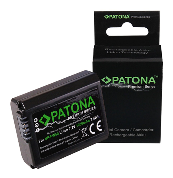 Patona Premium Sony NP-FW50 Batarya Pil - Image 1