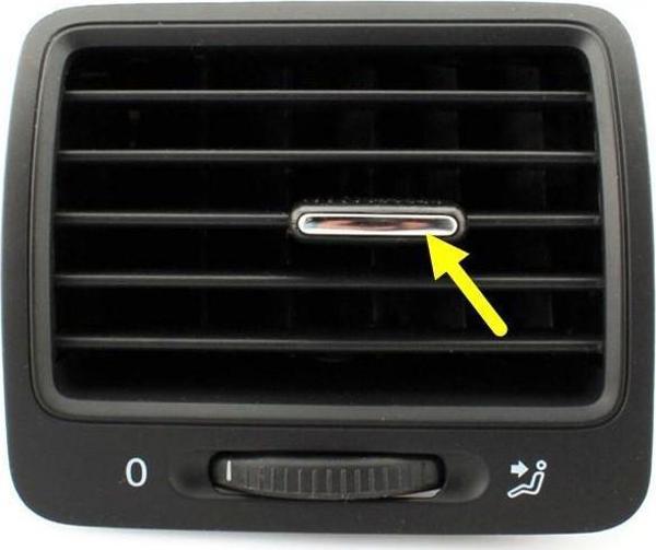 VW Jetta 5 2006-2011 Sol Havalandırma Izgarası Yön Tuşu 1K0819703B - Image 1