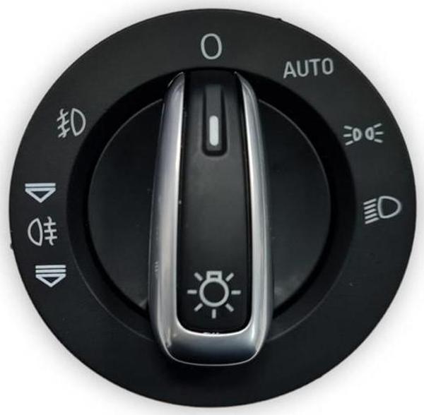 Audi Q7 2007-2009 Far Anahtarı Auto Otomatik Kromlu 4F1941531E - Image 1