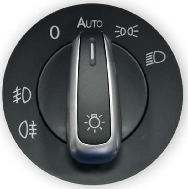 VW Caravelle T6 2010-2015 Far Anahtarı Auto Otomatik Krom 3C8941431A - Image 1