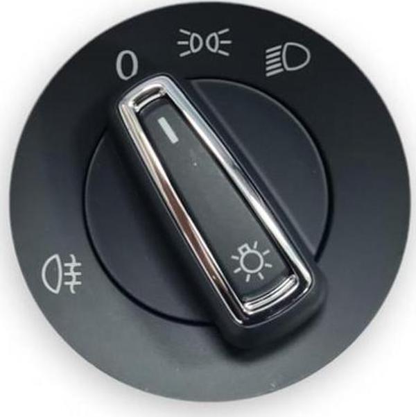 Seat Leon 3 2013-2020 Far Anahtarı Tek Arka Sisli Kromlu 5G0941431AJ - Image 1