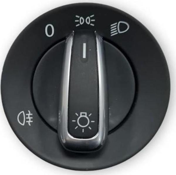 VW Passat B6 2006-2011 Far Anahtarı Tek Arka Sisli Krom 3C8941431B - Image 1