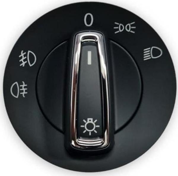 Skoda Superb 3 2015-2019 Far Anahtarı Ön Arka Sisli Krom 3V0941431A - Image 1