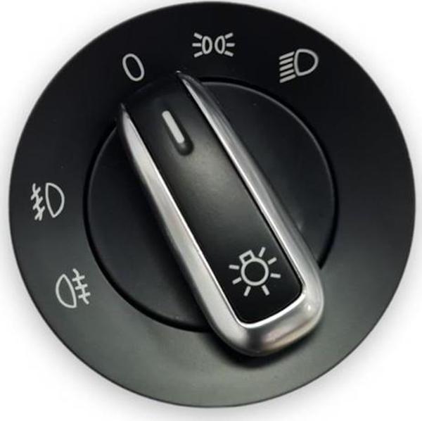 VW Amarok 2013-2016 Far Anahtarı Ön Arka Sisli Krom 3C8941431C - Image 1