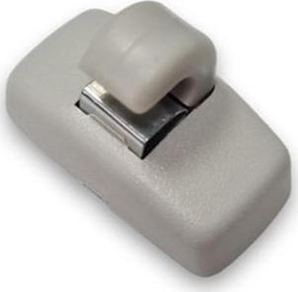 Seat Leon MK2 2006-2012 Güneşlik Tutucu Klipsi Kanca Gri 3B0857561B - Image 1