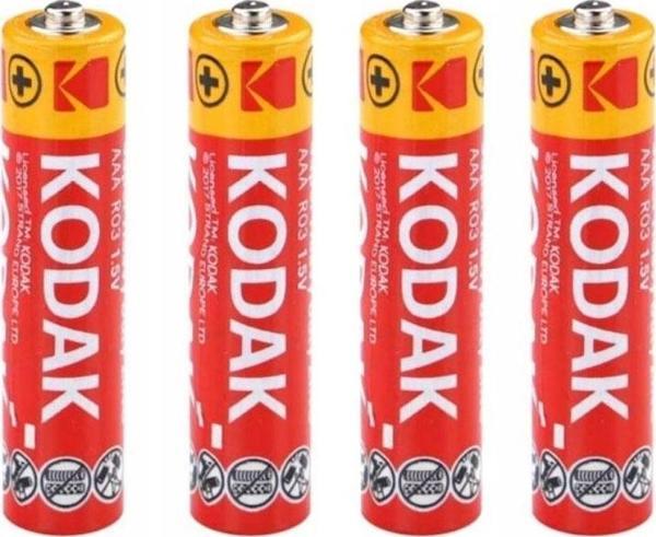 Kodak KAAHZ-S4 Super Heavy Duty Çinko Karbon AAA İnce Kalem Pil / Pakette 60 Adet - Image 1