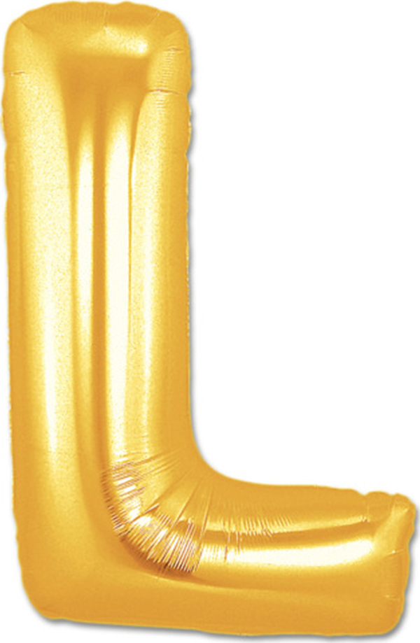 L Harf Folyo Balon Altın Renk  40 inç - Image 1
