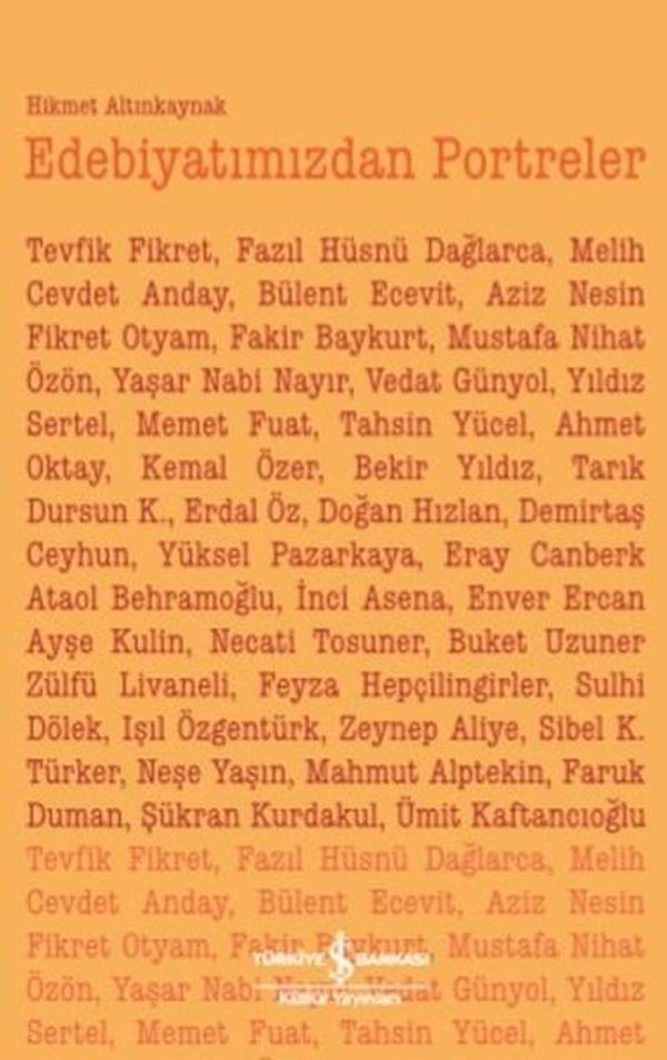 Edebiyatımızdan Portreler - İş Bankası Kültür Yayınları - Image 1