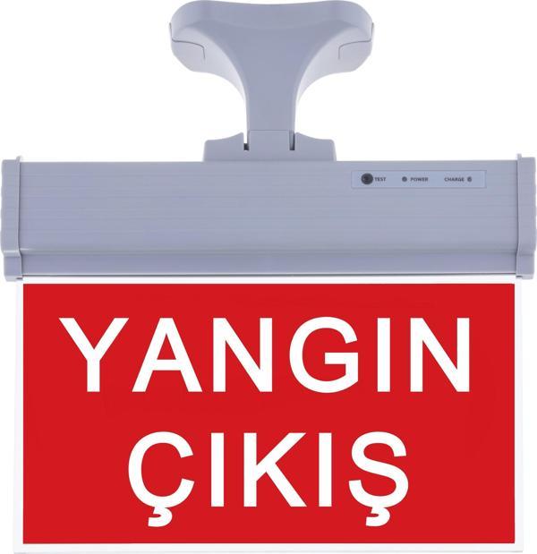 SG076 Çift Yönlü Acil Yönlendirme Armatürü (Askı Aparatlı) Yangın Çıkış - Image 1