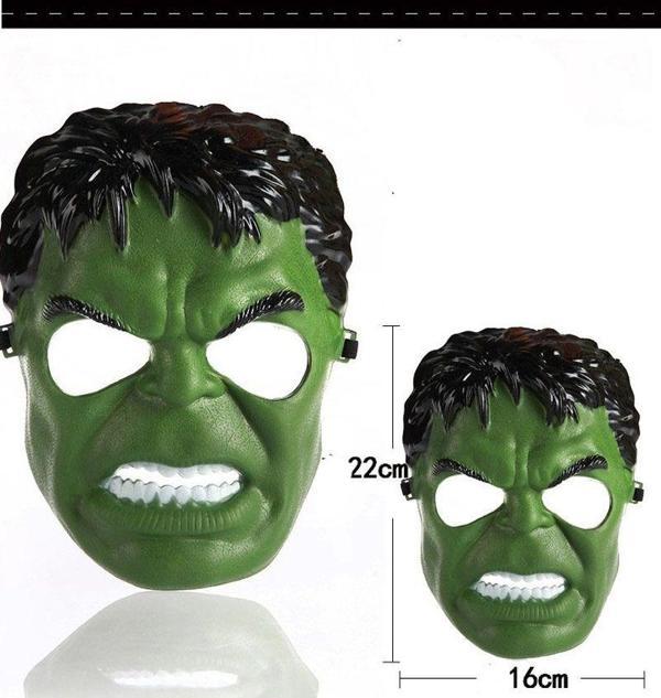Yeşil Renk Süper Kahraman Dev Adam Hulk Maskesi - Image 1