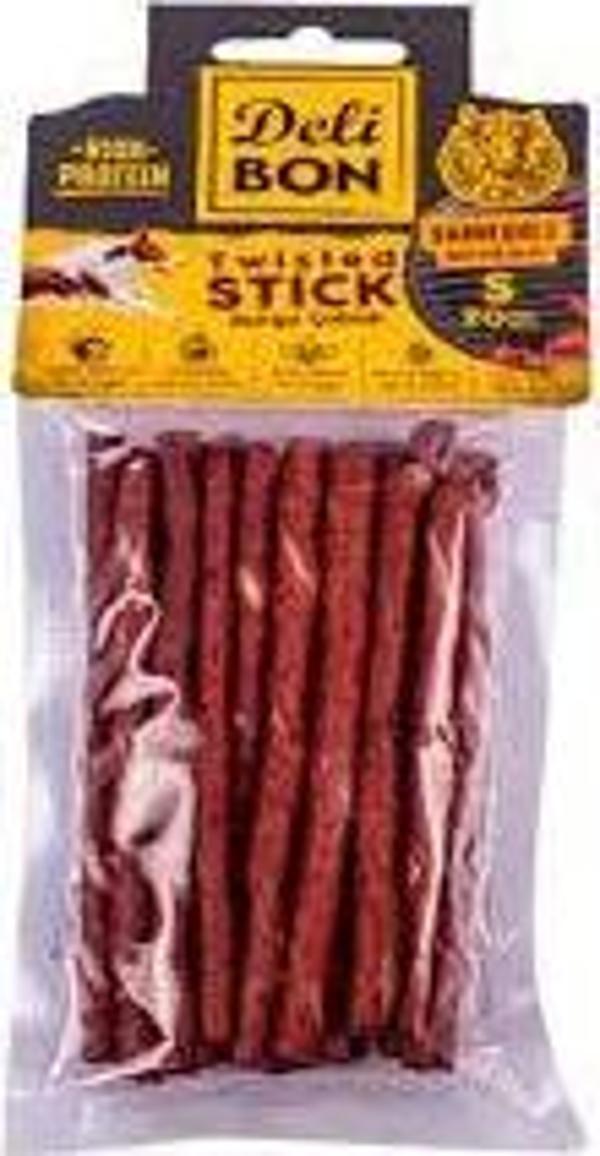 DELİBON DERİ BURGU ÇUBUK İNCE BOY 20Lİ PAKET BARBEKÜ İNCEX20AD. - Image 1