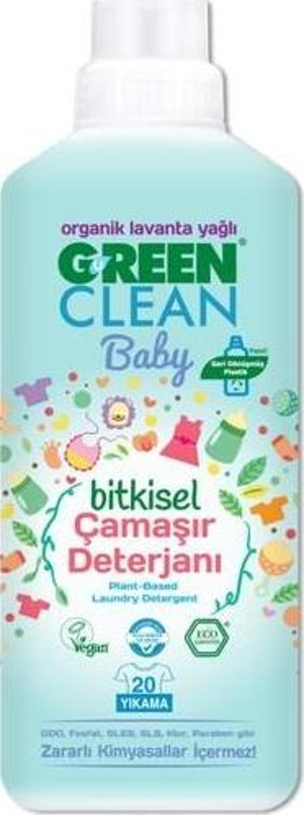 Green Clean Baby Bitkisel Çamaşır Deterjanı 1000 ml - Image 1