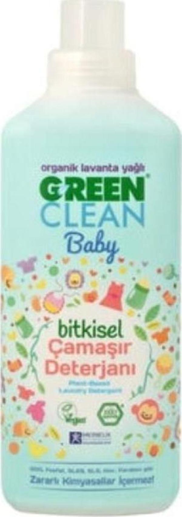 Green Clean Baby Bitkisel Çamaşır Deterjanı 1000ml - Image 1