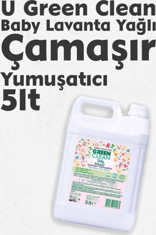 Green Clean Baby Bitkisel Çamaşır Yumuşatıcı Lavanta Yağlı 5 Lt - Image 1